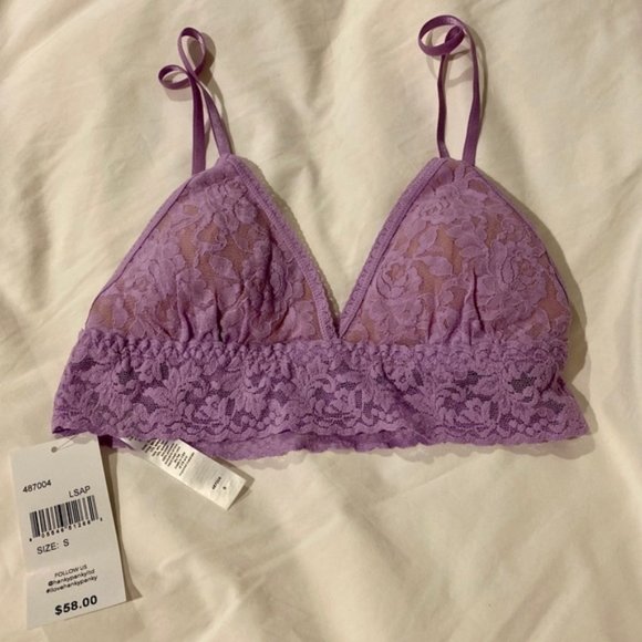 hanky panky signature lace padded bralette